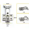 Dobradiça de metal para porta de janela de alumínio silenciosa hidráulica, porta de metal, moldura de alumínio, sem abrir, dobradiça de porta de armário/guarda-roupa