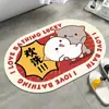 Estilo Ins Felpudo Absorbente de Barro Diatomeas Baño Alfombrilla Antideslizante Baño Alfombrilla de Pies de Secado Rápido Alfombrilla de Pies de Baño de Aspecto Elevado