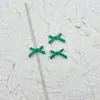 Garfo de cor arco grampo de cabelo imitação liga de pintura DIY corrente de celular com contas colar chave acessórios de cabelo