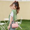 Bolso Boston para mujer, novedad de 2023, informal, estampado, bandolera, con bordado de diamantes