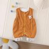 Pantalones de Bebé Otoño Nuevo Elegante Infantil Casual Petos para Niños Primavera y Otoño Ropa Exterior de Dibujos Animados para Niñas Petos