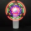 Ventilador Elétrico Pequeno Piscante com Personagens Piscantes Mini Portátil Brinquedo de Estudante Portátil à Pilha LED Emissor de Luz Pequeno DIY Personalizado