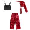 Traje de baile de jazz para niñas, moderno y elegante, para espectáculos de jazz y hip hop infantiles, ropa de moda, ropa de actuación de baile infantil.
