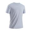 Playera de Verano de Seda de Hielo con LOGO Personalizado para Correr de Secado Rápido Ropa para Mujer Transpirable Suelta Camiseta Deportiva de Manga Corta para Hombre