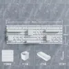 Tablero de Almacenamiento de Cocina Montado en la Pared Sin Taladro, Tablero Perforado Extra Grande, Autoadhesivo, Estante Sin Taladrar, Solución de Almacenamiento en la Pared del Baño