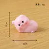 Micro Paisagem Animal Fofo Pequeno Decoração de Casa Sala de Estar Mesa Decoração de Carro Criativa Artesanato de Resina Pequenos Enfeites