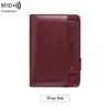 Nuevo Retro Transfronterizo Porta Pasaporte Antirrobo RFID para Hombre y Mujer Billetera Portátil para Pasaporte Porta Tarjetas Antimagnético Bolsa para Identificación