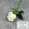Rosa Sweetheart de Cabeza Única Flor Artificial Día de San Valentín Ramo Falso de Plástico Flor Inmortal Arreglo Floral de Mesa para Sala de Estar Decoración del Hogar