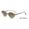 Gafas de sol de acetato de alta gama estilo nuevo, gafas de sol unisex de moda retro transfronterizas, gafas polarizadas para mujer con montura ovalada