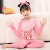 Conjunto de Ropa Interior Térmica de Otoño para Niños, Pijama de Algodón Térmico para Niñas, Conjunto de Suéter de Algodón como Capa Base para Niños Grandes y Pequeños
