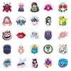 Precio FijoCompra Directa Transfronteriza de 56 Pegatinas de Graffiti Abstractas Originales, Mezcla Trendy y Única para Diarios y Patinetas