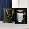 Taza de Cerámica Taza para Uso Doméstico para Mujeres, Regalos de Empresa de Hotel, Logotipo Impreso, Copa de Agua para Boda de Luna Llena, Regalo de Recuerdo