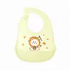 Baberos de Silicona de Grado Alimenticio para Bebés y Niños, Baberos Impermeables Tridimensionales, Toallas de Saliva Lavables, Modelo Nuevo Ajustable