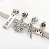 Llavero con Colgante de Corona de Estrella de Plata Antigua de Venta Caliente Transfronteriza 1 Pieza Aleación DIY Pulsera Joyería Accesorios Mayoreo