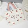 2023 Nueva Bolsa de Lona Bolsa Pequeña Bolsa de Lona Portátil Bolso Pequeño Fresco con Corazón de Niña para Snacks y Almuerzo
