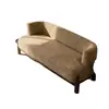 Sofá de Tela de Viento Usado Sofá Recto Pequeño Apartamento Sala de Estar Balcón Chenilla Estilo Diseñador Silla de Sofá Casual