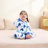 Mengqili Transfronterizo Ignífugo Franela Infantil con Pies Saco de Dormir Dibujos Animados Bebé Anti-patadas Pijama de Una Pieza Venta al por Mayor