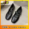 Sapatos Femininos Versáteis Confortáveis Estilo Francês, Sapatos Baixos Quadrados da Moda para Mulheres, Mais Vendidos Primavera/Verão 2025