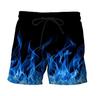 Pantalones cortos de verano 2024 de talla grande para comercio exterior, estilo europeo y americano, con estampado digital 3D, para playa, para hombres y mujeres, tallas grandes