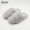 Puxi Zapatillas de Algodón de Conejillo de Indias de Dibujos Animados Gratis para Mujer Invierno Suela Gruesa Hogar Pareja Interior Felpa Calientes Zapatillas de Invierno