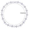 Nuevo colgante de circonita cruzada de Europa y Estados Unidos, suministro transfronterizo, cadena cubana de circonita cruzada ilimitada de 17 mm de ancho.