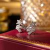 Pendientes Qingdao Cometa Gympani Elegantes de Alta Gama Pendientes de Circonita Moda Combinable Pin de Plata 925 Pendientes para Mujer