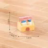Gatinho Caixa Registradora Fofo Micro-Paisagem Série Supermercado Casa de Bonecas DIY Acessórios Decorativos Mini Enfeites de Mesa