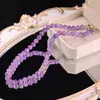 Aliexpress Cristal de Ametista Natural Brasileiro Cubo de Açúcar Fivela Magnética Colar Pulseira Luxo Acessível Joias de Alto Padrão
