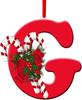 Adornos colgantes con letras en inglés, acrílicos, planos, para árbol de Navidad, decoración para fiestas en casa, regalos, nuevos y creativos, transfronterizos