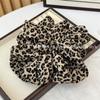 Retro Leopard Print Esponja Hair Hoop Moda All-match Headband Moda Out-of-the-way Pressed Hair Caps Anel de cabelo