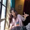 Camiseta Blanca Elegante Fina de Manga Corta para Mujer Verano 2026 Versión Coreana Holgada Versátil Algodón Puro Top Básico Tendencia Ins