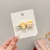 Pasador Dulce de Princesa Estilo Ins, Pinza para Fleco Lateral, Pasador Exquisito Versátil Estilo Bosque, Accesorio para el Cabello Colorido Dopamina