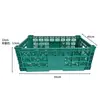 Supermercado Verduras Productos Frescos Snacks Tienda de Frutas Exhibidor Ensamblaje Apilable Plegable Plástico Cesta de Almacenamiento Reutilizable