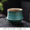 Juego de Taza de Café y Platillo de Gres Retro Transfronterizo Taza Personalizada Pintada a Mano Americana Taza de Té para el Hogar Venta al por Mayor