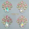 Patrón de Pegatinas Pintadas de Joyas de Princesa Retro para la Frente Estilo Antiguo Facial Niños Pegatinas Brillantes para Cejas con Pedrería Pegatinas Faciales Estereoscópicas