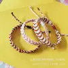 Pulsera de cuerda trenzada estilo europeo y americano color DIY pulsera ajustable a mano trenzado de hilo de jade