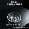 Yujing hotel quarto de hóspedes especial transparente saboneteira vidro redondo copo cinzeiro saboneteira caixa de sabão