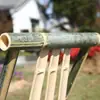 Silla de Bambú con Respaldo, Silla de Bambú Estilo Vintage, Silla de Ratán Tejido, Silla de Ocio para Balcón, Taburete de Bambú Simple para Uso Doméstico, Adecuada para Beber Té