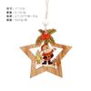 Decoraciones Navideñas Transfronterizas en Stock, Adornos de Madera Pintados de Viejo y Muñeco de Nieve, Colgantes para Árbol de Navidad, Adornos Navideños