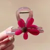 Pinza para el pelo coreana para mujer, pinza de tiburón de estilo simple, pasador de alta gama, pinza para la parte trasera de la cabeza, pinza de hueso de dragón con lunares
