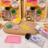 Nuevo Creativo Q-Elástico Ramen DIY Realista Juego de Juego de Comida Lindo Moderno Miniatura Juguetes de Juego de Imitación para Niños Hecho a Mano