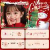 Tatuagem Infantil de Natal Festa Nova Árvore de Natal Adesivo de Rosto Estilo Europeu e Americano Alto Desempenho Decoração de Natal Rede