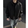 Jaqueta Casual com Gola Cruzada Estilo Outono/Inverno Masculino Jaqueta à Prova de Vento Impermeável Mais Vendida Roupa de Trabalho Jaqueta Coach Streetwear Top