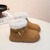 Sapatos de algodão com sola grossa femininos inverno com mais veludo espessados botas de neve 2026 outono e inverno novos casuais de cano alto sapatos de pão tênis femininos