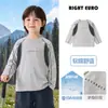 Camiseta de Manga Larga para Niño Estilo Europeo Derecho Primavera y Otoño Top para Bebé Ropa Infantil Capa Base para Niño Ropa de Otoño para Niños Nueva 2026