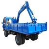 Camión de cuatro ruedas motrices de 8 toneladas excavando multifunción elevando, agarrando y excavando vehículo de transporte integrado cuatro-diferente excavadora de autodescarga