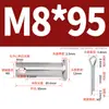 Pasador de Acero Inoxidable 304 con Cabeza Plana y Agujero, Pasador Cilíndrico, Pasador de Posicionamiento Cilíndrico Gb882 con Juego de Pasador de Chaveta