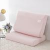 Funda de almohada de algodón teñido en hilo de algodón lavado Paquete de par de fundas de almohada de látex Funda de almohada de látex 60x 40 Niños 50x30
