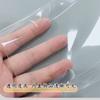 Bolsa de embalaje transparente con armadura bolsa de embalaje bolsa para tarjetas arte de uñas hecho a mano bolsa de embalaje especial bolsa autoadhesiva OPP