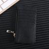 Portatarjeta de Licencia de Conducir, Portatarjeta de Autobús, Billetera para Monedas, Estuche para Tarjetas con Cremallera Multifuncional, Comercio Exterior, Múltiples Ranuras para Tarjetas, Disponible para Venta al por Mayor, Estilo Minimalista Urbano